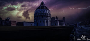 Pisa-Piazza dei Miracoli-Fulmini